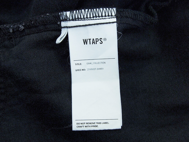 WTAPS 'WCPO / LS / COTTON. DENIM'デニムシャツ 黒 ブラック BLACK 02