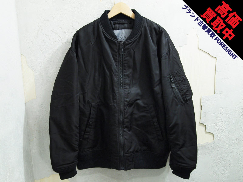 NEIGHBORHOOD × Yohji Yamamoto 'MA-1 JACKET'フライトジャケット 黒