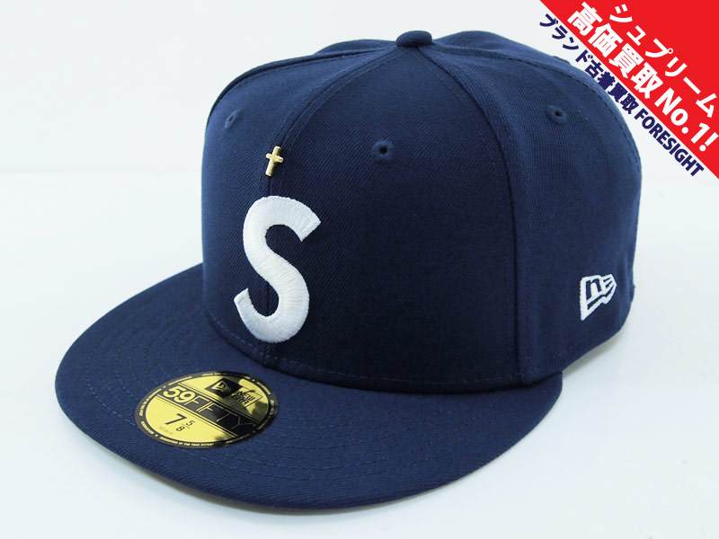 Supreme 'Gold Cross S Logo New Era'ニューエラ キャップ Cap Sロゴ