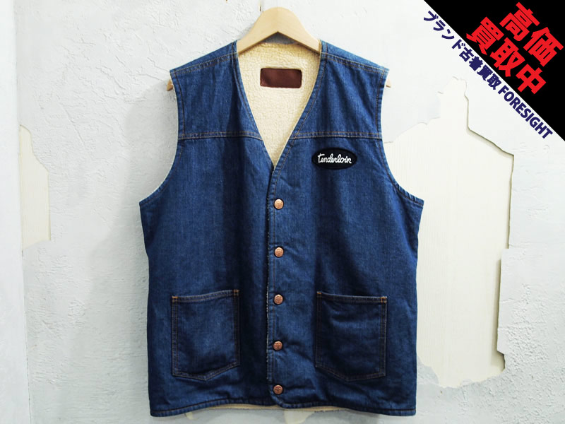 TENDERLOIN 'T-CONVOY'デニム ボア ベスト コンボイ ワッペン