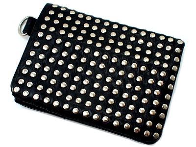 HYSTERIC GLAMOUR 'スタッズ'レザーウォレット 財布 ヒステリック