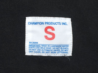 TENDERLOIN 'T-NFL'フットボールトップ Champion S チャンピオン