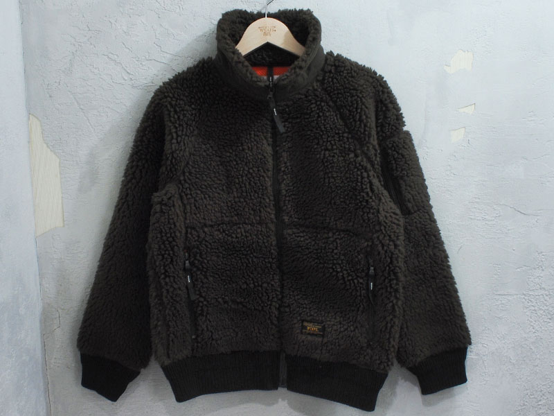 WTAPS 'POLAR / BOA JACKET'フリース ボア ジャケット 14AW 茶