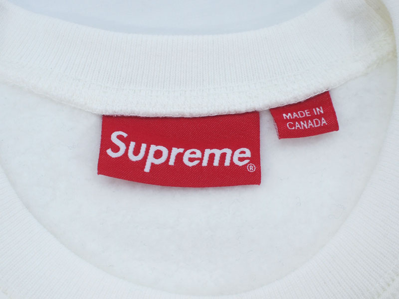 Supreme×St. Ides 'Crewneck'クルーネック スウェット 白 ホワイト M