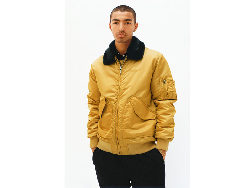 Supreme 'Tanker Jacket'タンカージャケット イエロー M CWU-45 星条旗