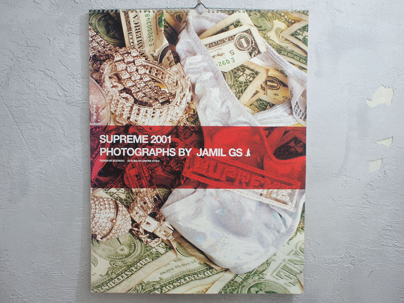 Supreme×JAMIL GS '2001 Calendar'カレンダー Photographs ポスター