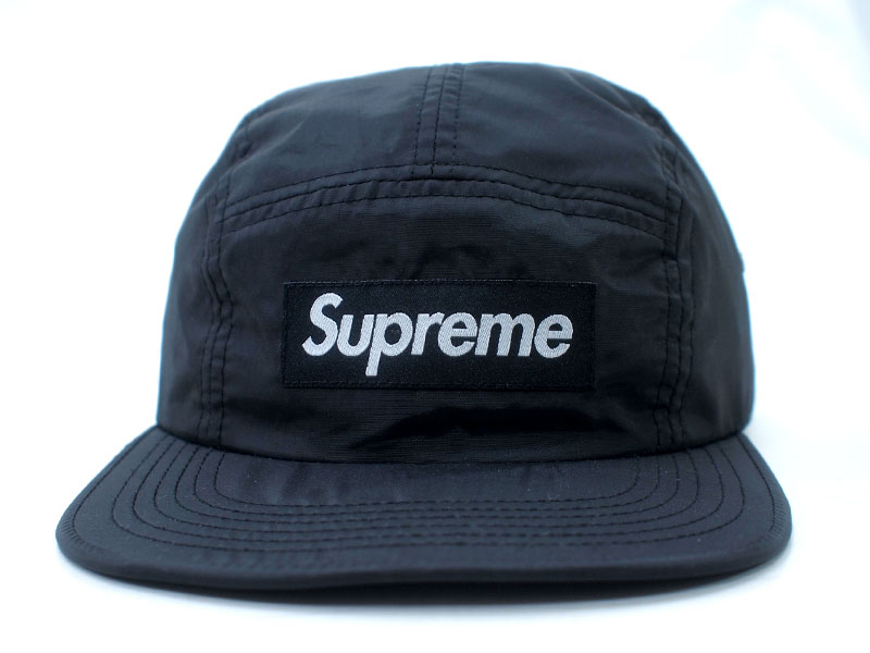Supreme 'Bright Nylon Camp Cap'ナイロン キャンプキャップ 黒