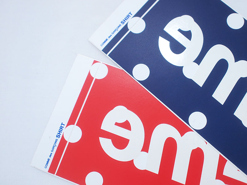 Supreme×COMME des GARCONS SHIRT 'Box Logo Sticker'ボックスロゴ