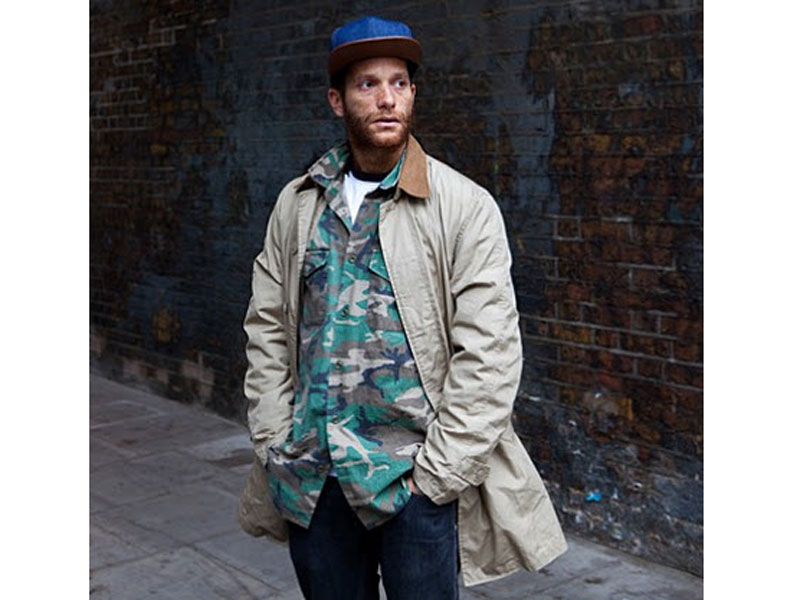 Supreme 'Leopard Lined Trench Coat'レオパード トレンチコート M