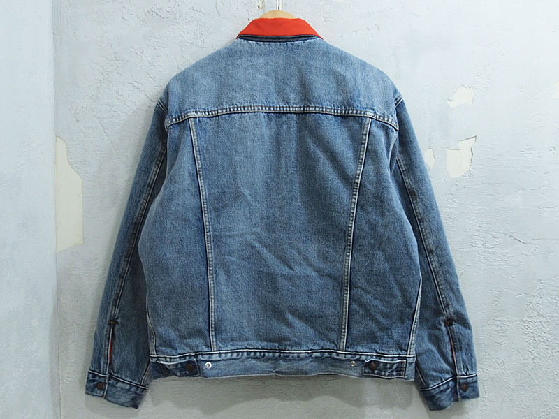 Supreme×Levi's 'Quilted Reversible Trucker Jacket'リバーシブル