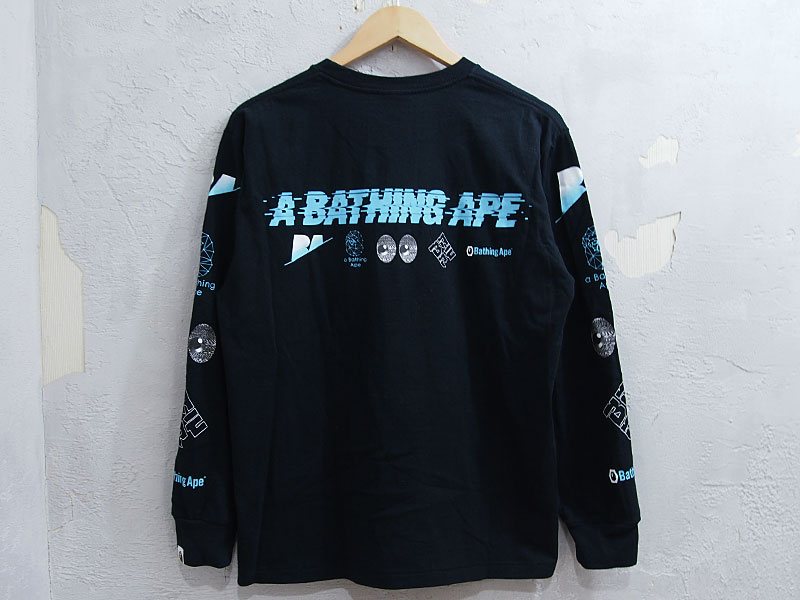 A BATHING APE 'L/S TEE'長袖 Tシャツ Long Sleeve ロングスリーブ 袖