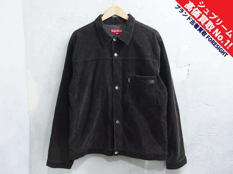 Supreme コーデュロイジャケット 茶 ブラウン シュプリーム XL