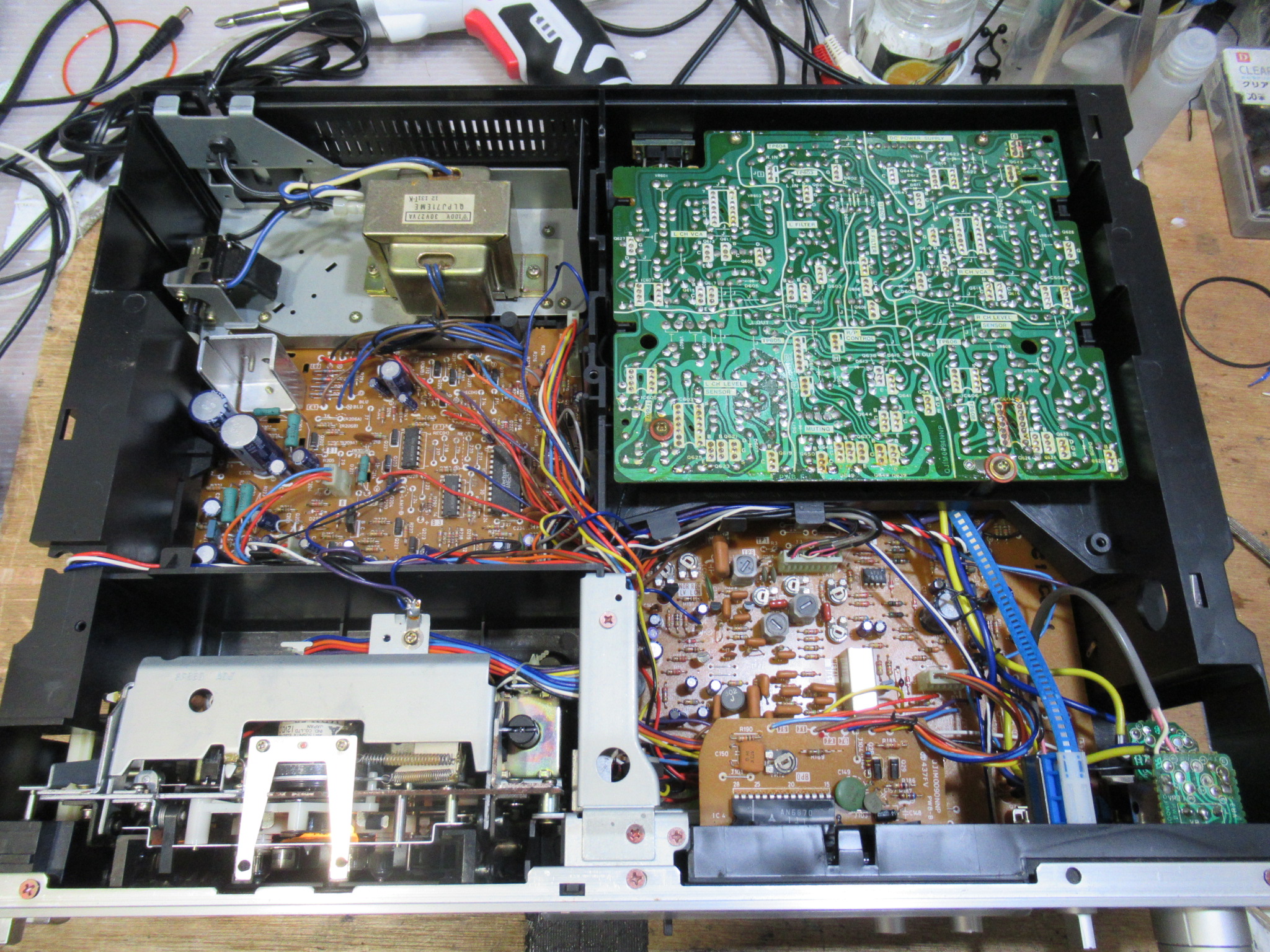 Technics RS-M270X アイドラー流用 – Audiolife － Enjoy your audio