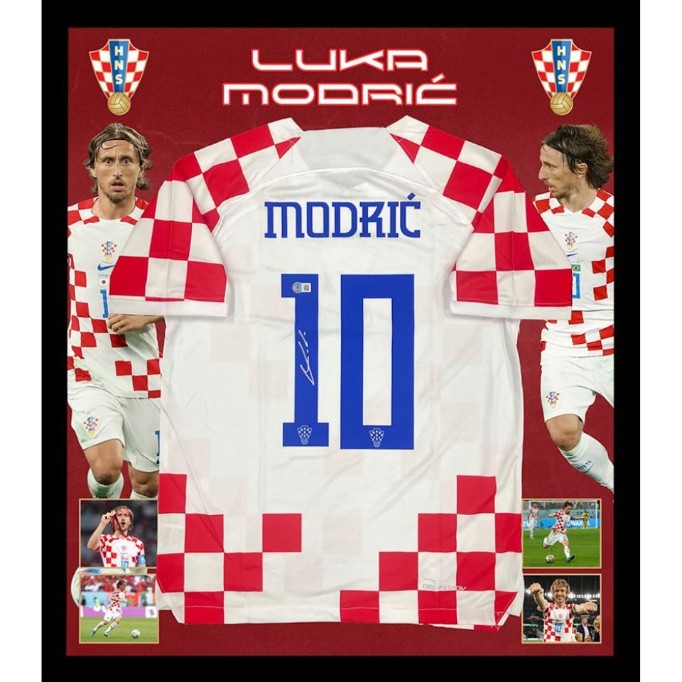 直筆サイン入り】クロアチア代表モドリッチユニフォームの販売