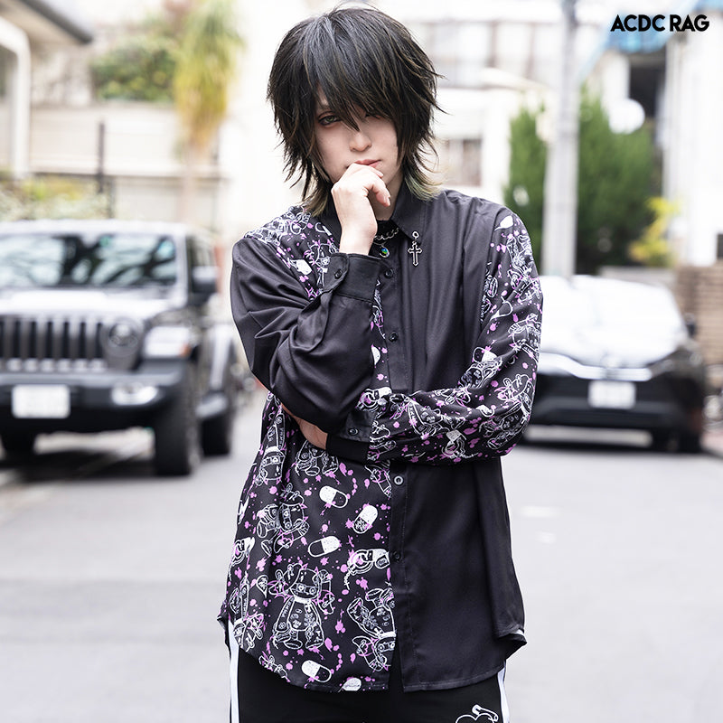 BLOODネロ アシメシャツ（メンズモデルVer.) – ACDC RAG