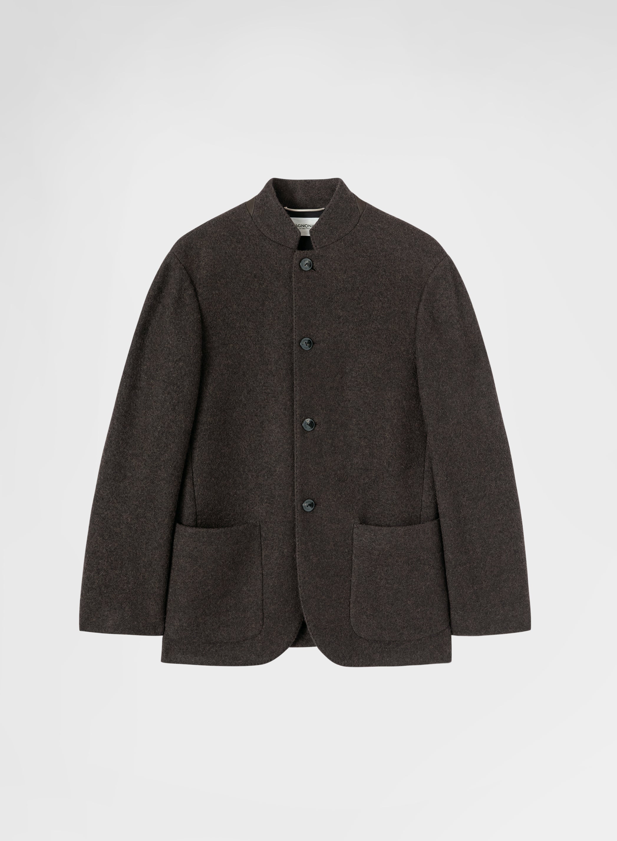 Alpaca Jacket Brown | Agnona Made in Italy