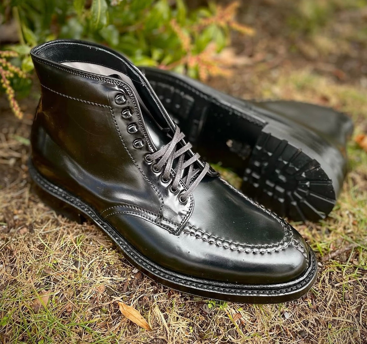 40219HC - NST Tanker Boot in Black Shell Cordovan – ALDEN SHOES