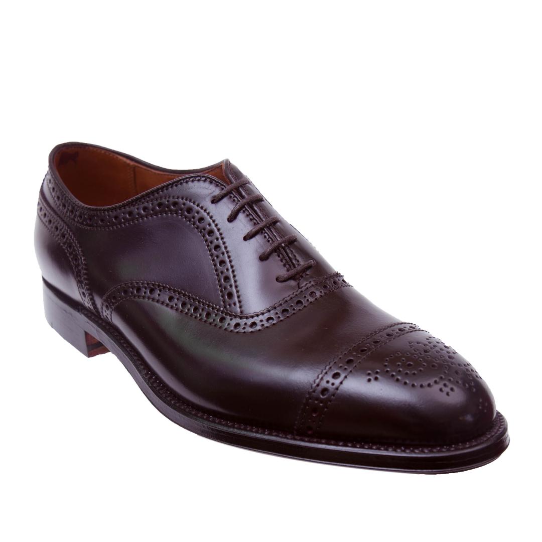 9854 - Medallion Cap Toe Bal in Color 8 Shell Cordovan – ALDEN SHOES