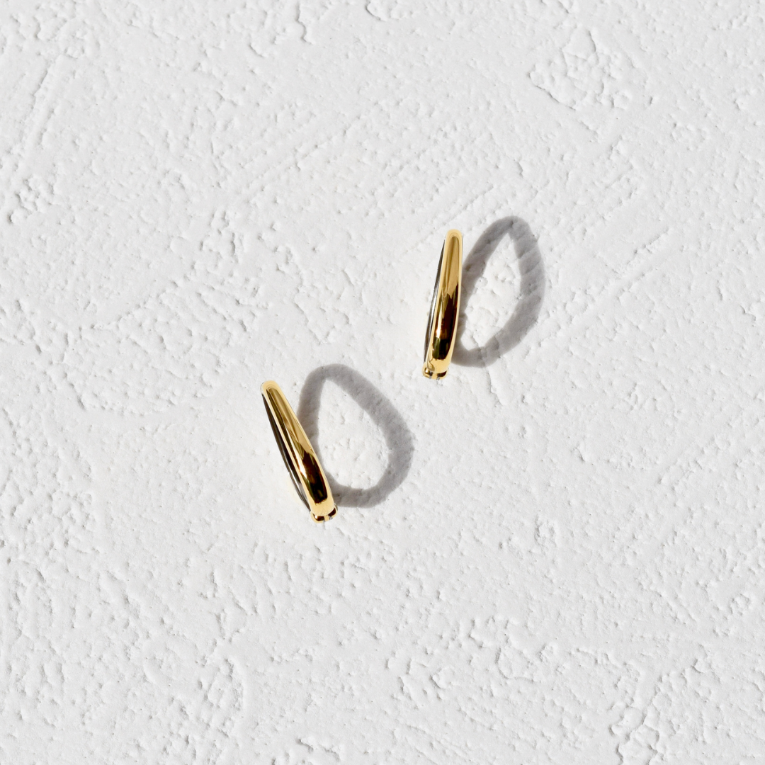 しずくフープ ピアリング K18 / Pt900 – ALINA