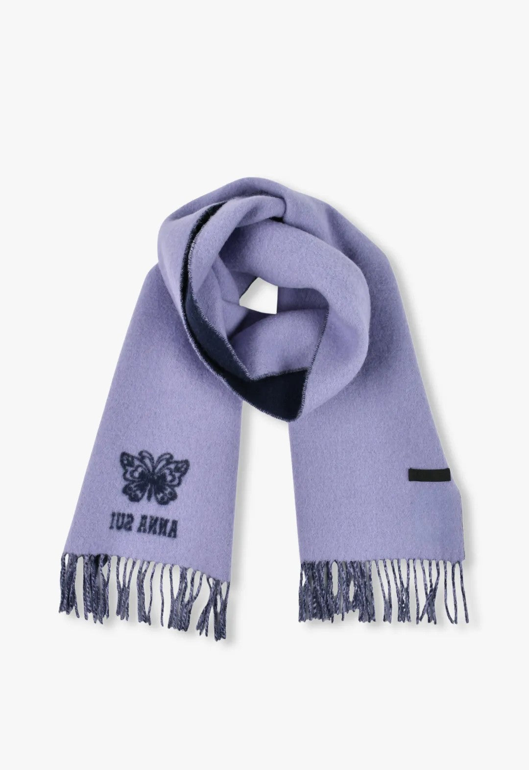 アナ スイ（ANNA SUI）バタフライウールリバーシブルマフラー