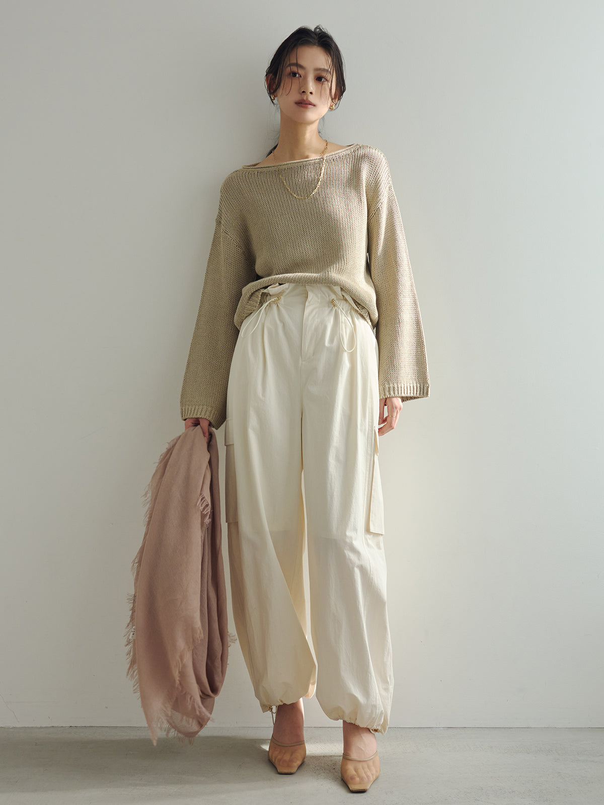 テクスチャードロストカーゴパンツ