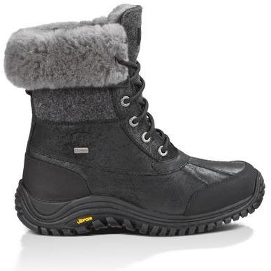 UGG Women's ADIRONDACK BOOT II WOOL Black 1008465 – APLAZE