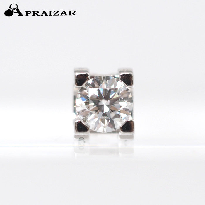 Cartier カルティエ 750WG K18ホワイトゴールド Cドゥ 片耳用ピアス