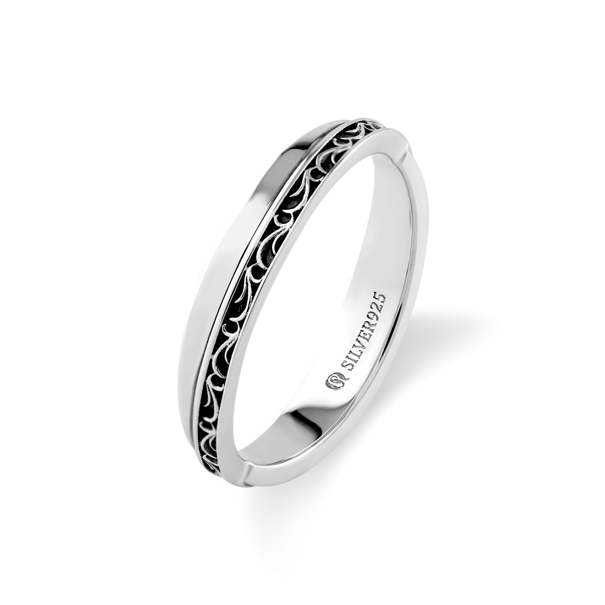 クロスアラベスクリング（ASR-195F） – AQUA SILVER