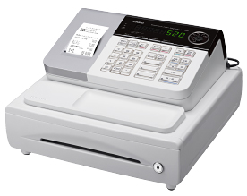 CASIOレジスター 黒 印刷機能付き 鍵付き レシート 動作確認済み CASIO