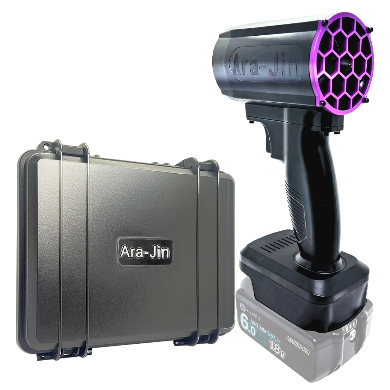 嵐神 ZERO 最強ブロワー マキタ互換バッテリー対応 – 洗車ブロワー 嵐