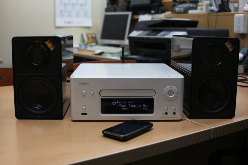 AIRPLAY対応】DENON RCD-N7をさわってみた【無線LAN対応】: アート