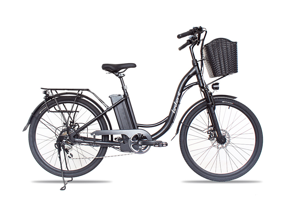 公道走行仕様アシスト版電動自転車「軽風26」カゴ付 26インチ