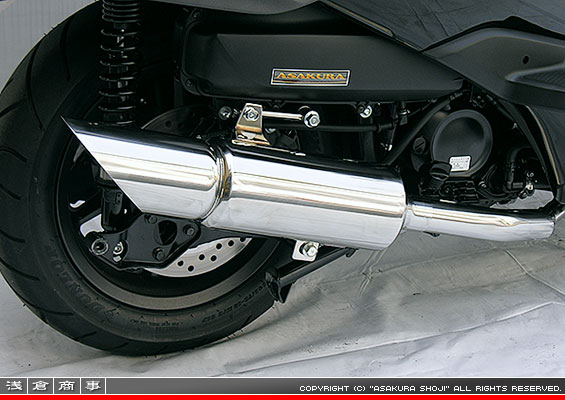 浅倉商事：MF10フォルツァ用 STタイプマフラー