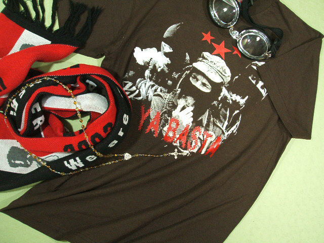 サパティスタ民族解放軍（EZLN）のTシャツ、マルコス副司令官のT