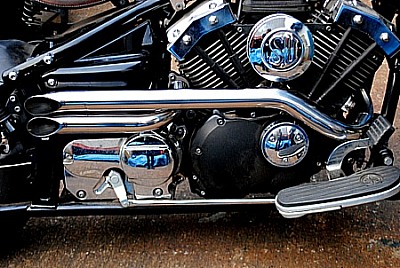 商品詳細 【DS400/DSC用ショットガンマフラー】 « 部品屋K&W