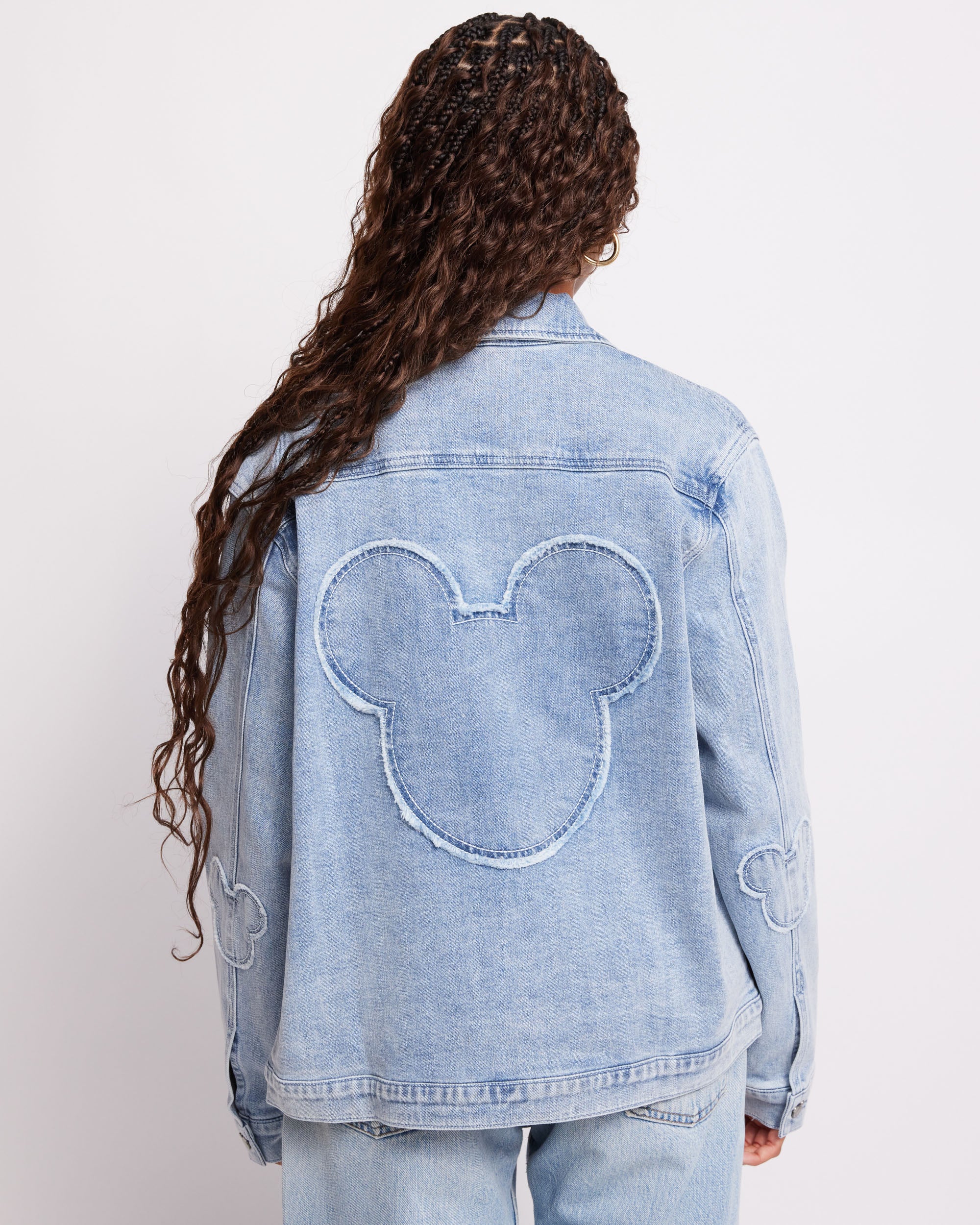 Disney Mickey Mouse Denim Oversized Jacket – Samii Ryan
