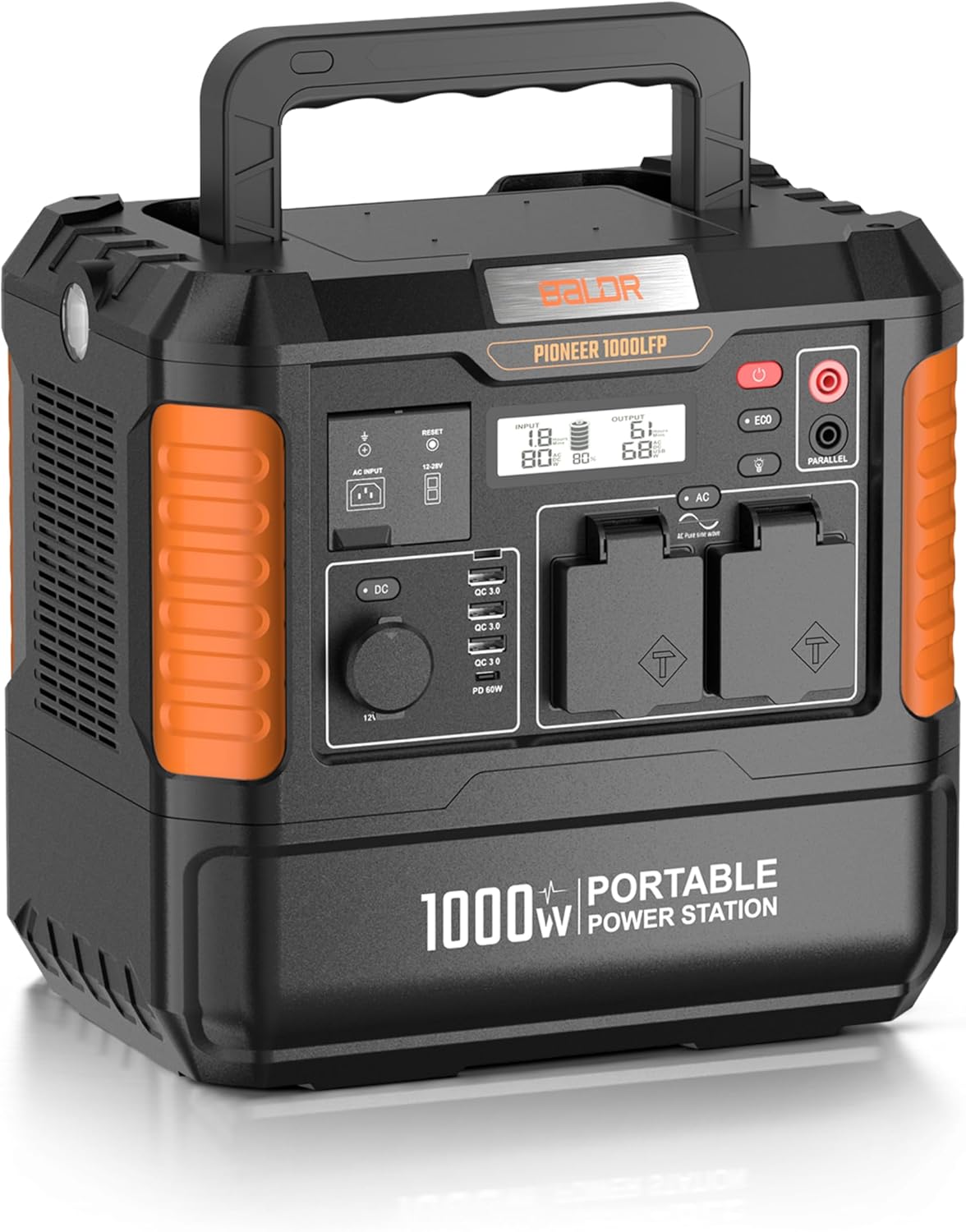 BALDR ポータブル電源 27000mAh/1037Wh 1000LFP-Plus リン酸鉄