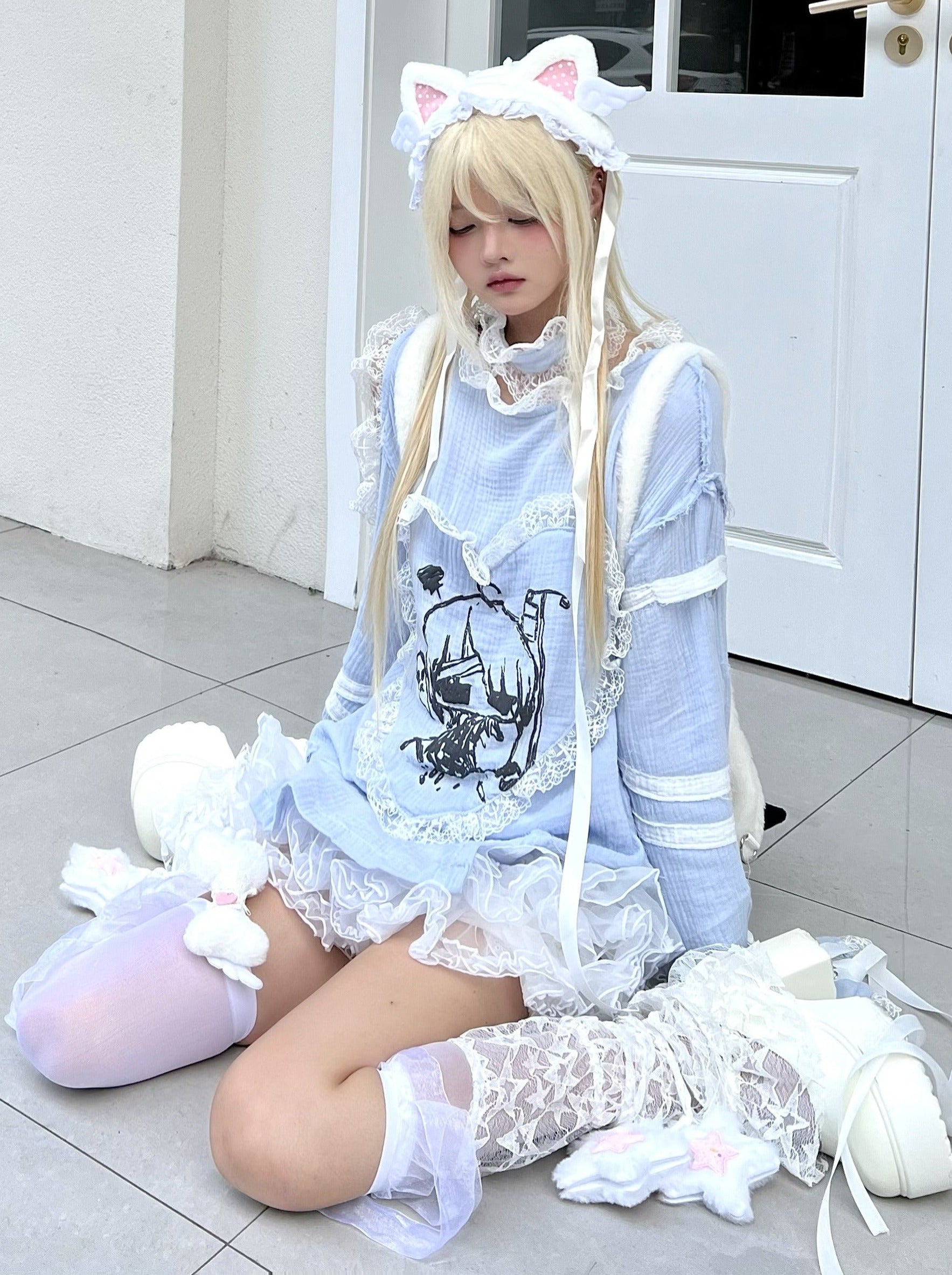 👼天使界隈👼】地雷サブカルレースプリントトレーナー – Belchic