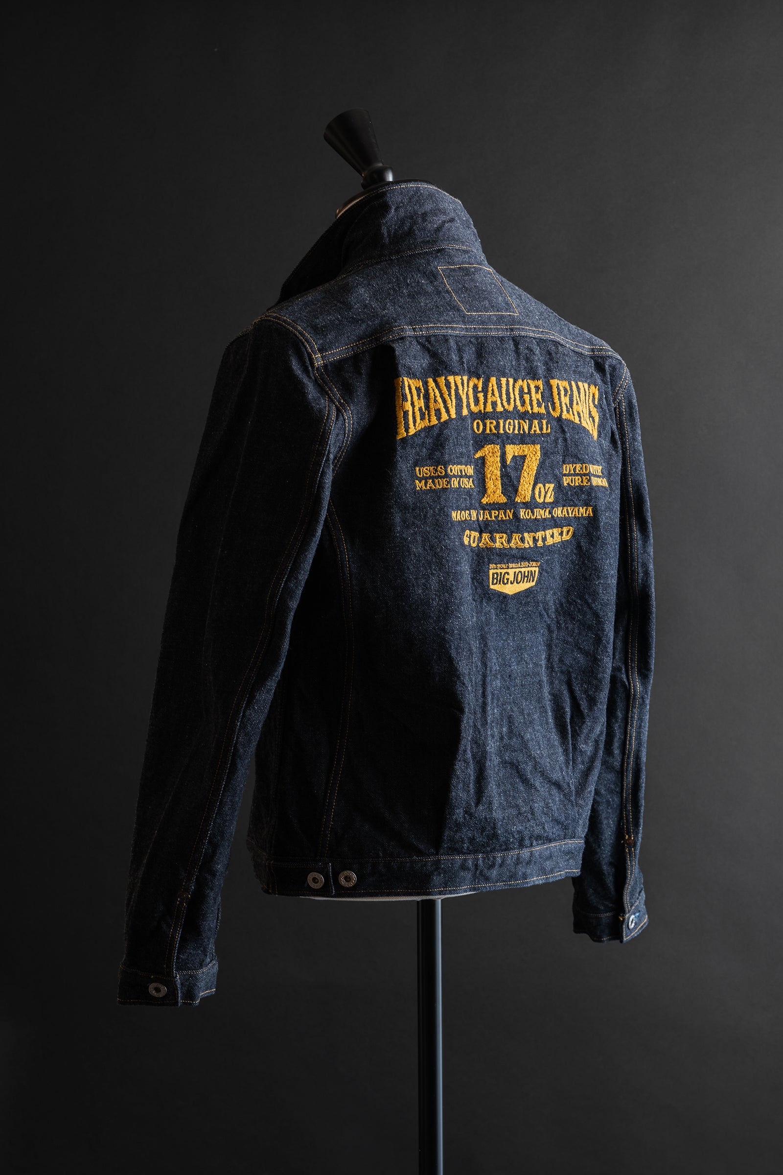 M6803 (SP)17oz Heavy Gauge Denim Jacket EMB – BIG JOHN【公式