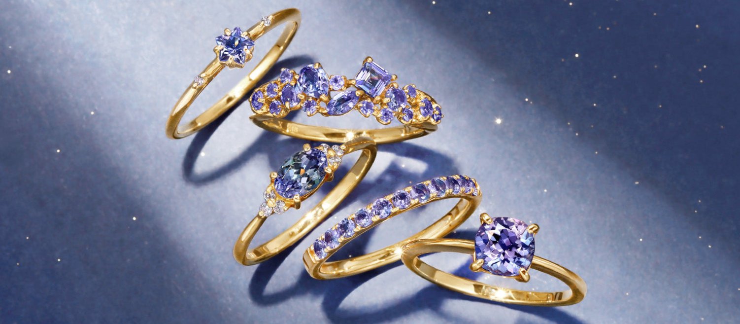 ビズー公式】タンザナイト ジュエリー | 希少石カラーストーンのリング