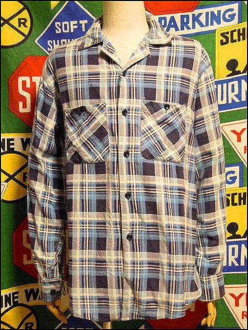 1950's～ PENNY'S Vintage Print Flannel Work Shirts | こんな古着は