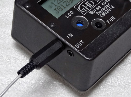 話題のCW解読器「CWD2014」試作機レビュー!! ＜その1 外観編