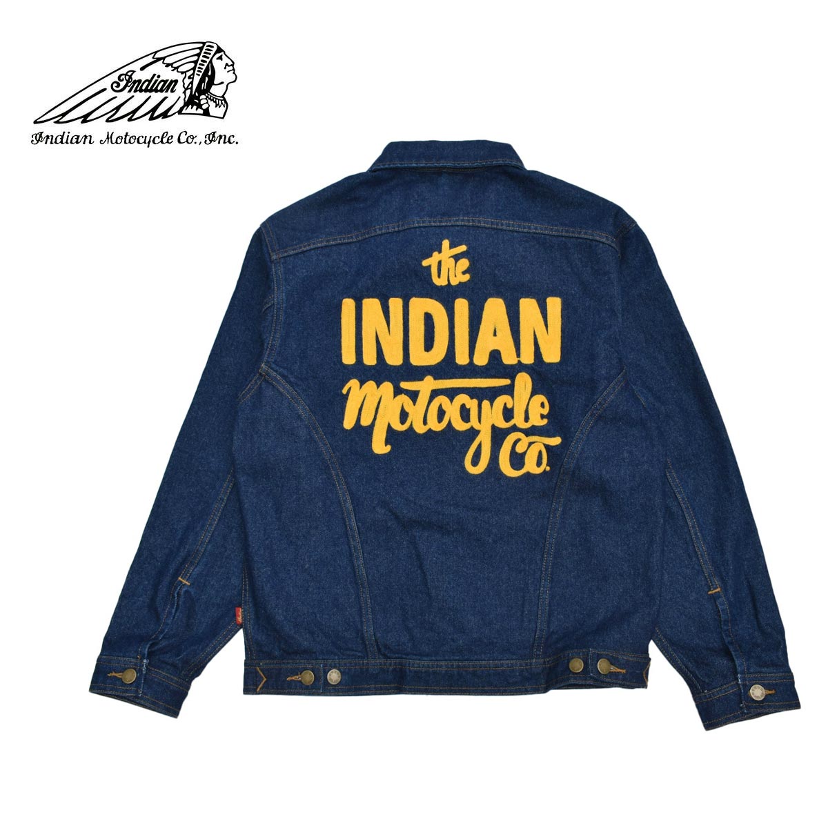 Indian インディアン Denim Jacket the INDIAN motocycle Co – Blueism