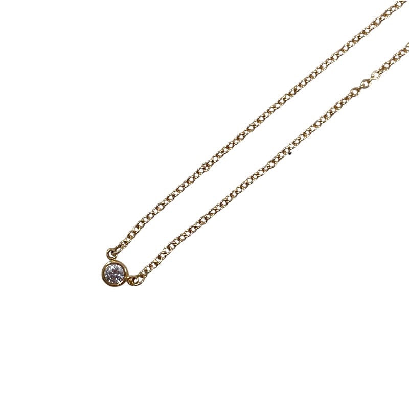 TIFFANY&Co.】ティファニー バイザヤード ネックレス K18イエロー