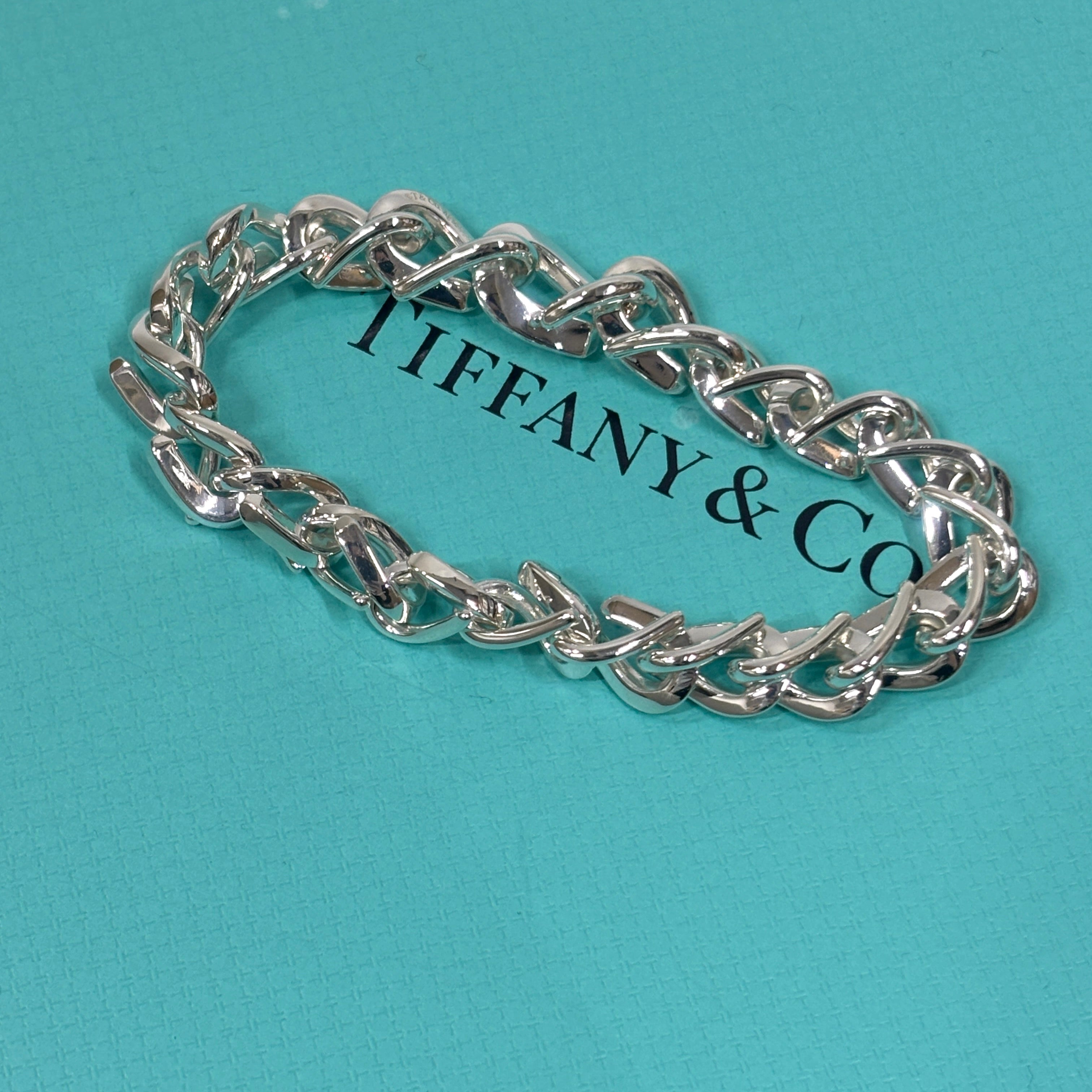 Tiffany & Co. ティファニー フォージミディアムリンクブレスレット L