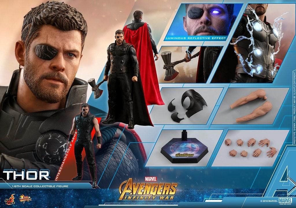 アベンジャーズ インフィニティ・ウォー Thor ☆新品☆HOTTOYS ホット