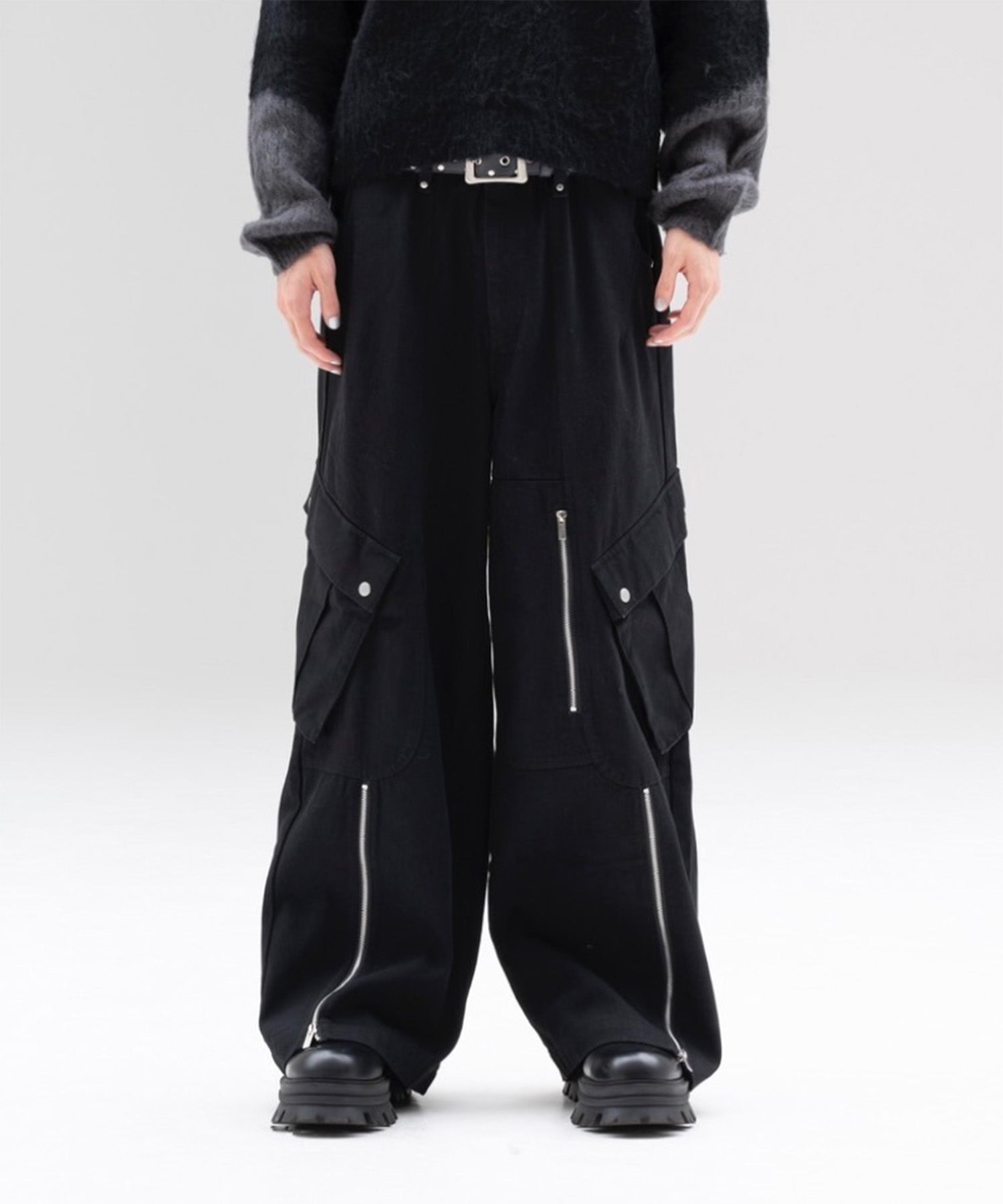 Zip slit Cargo Denim Pants – Jent Louis