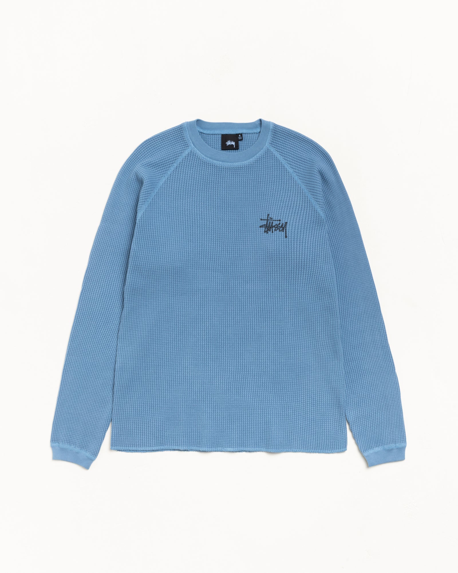Basic Stüssy Thermal – Dust Blue | Tops & Knits | Stüssy Japan