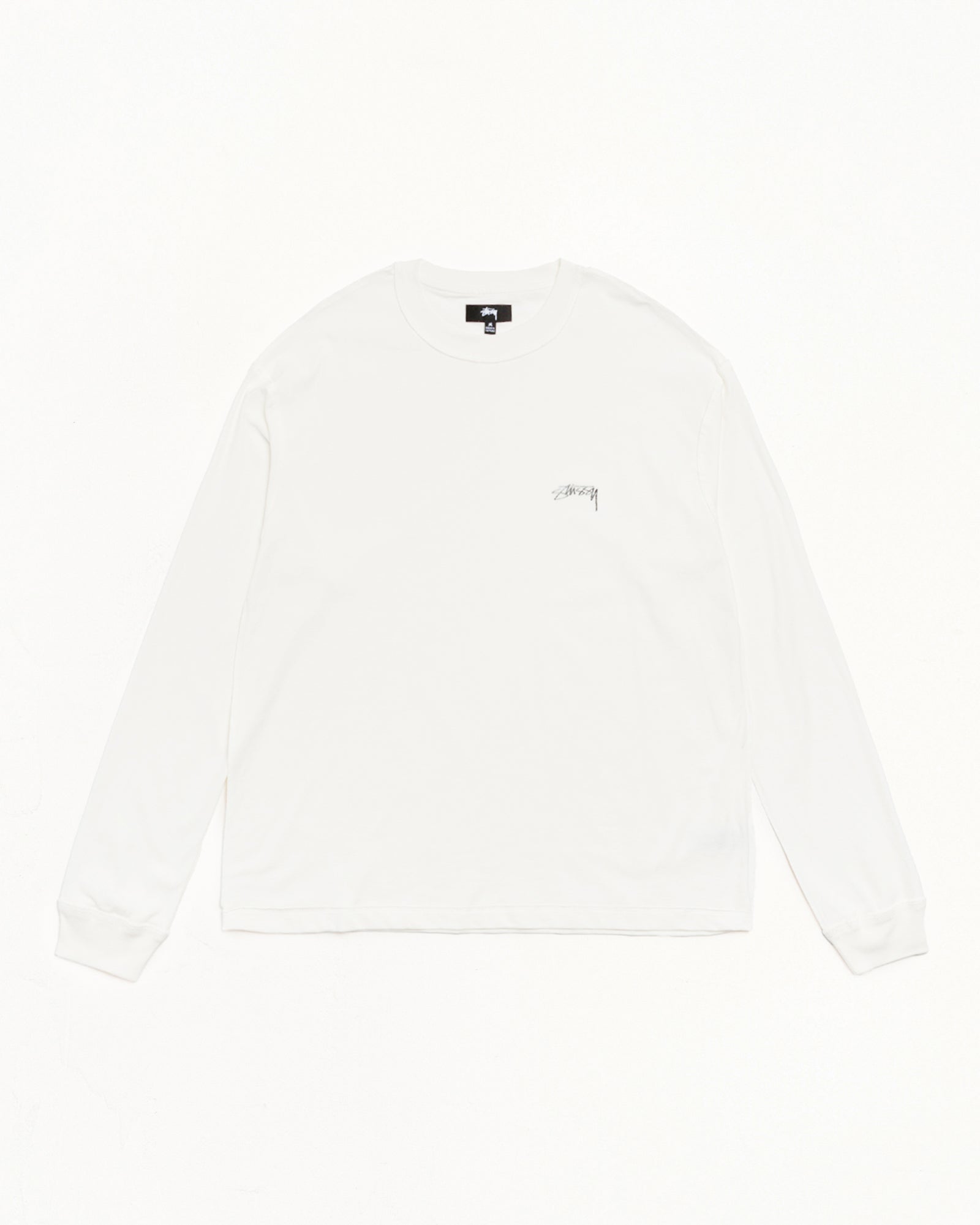 Lazy LS Tee – White | Tees | Stüssy Japan