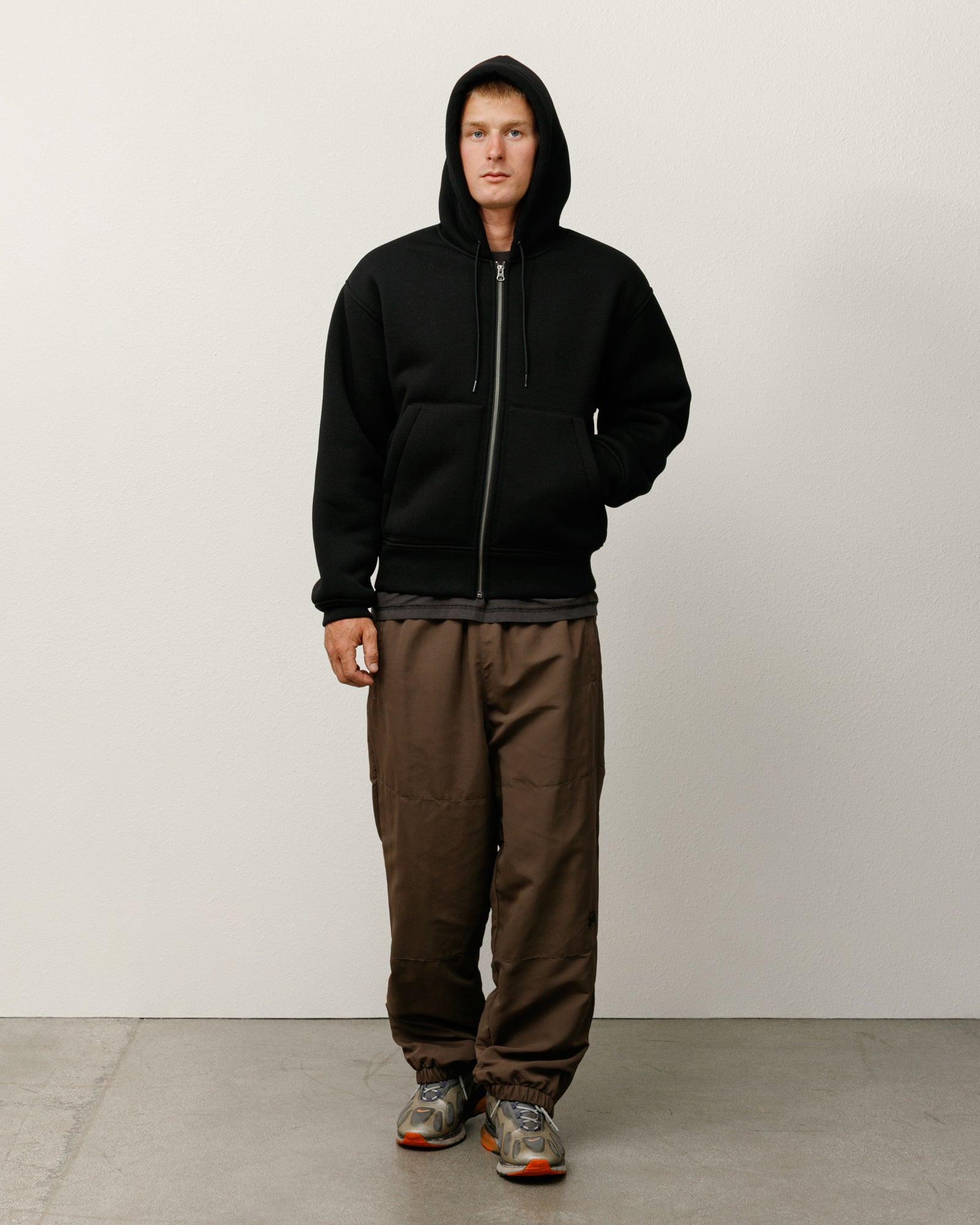 Bonded Sherpa Hoodie – Black | Sweats | Stüssy Japan